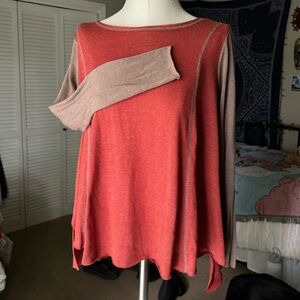 long sleeve oversized top